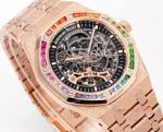 OMF Audemars Piguet Royal Oak Offshore 41mm Calibre 3132 Movement Rainbow Bezel Watch